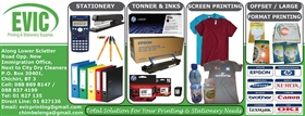 EVIC PRINTING & STATIONERY SUPPLIERS
